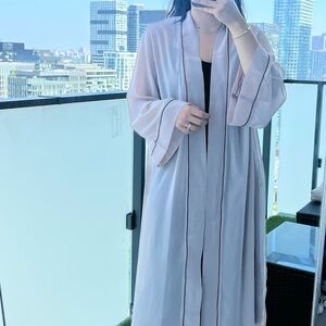 Elegant Women's Gray Robe